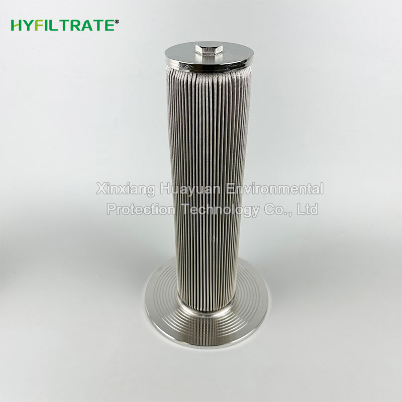 Customized stainless steel mesh sintered pleated filter element