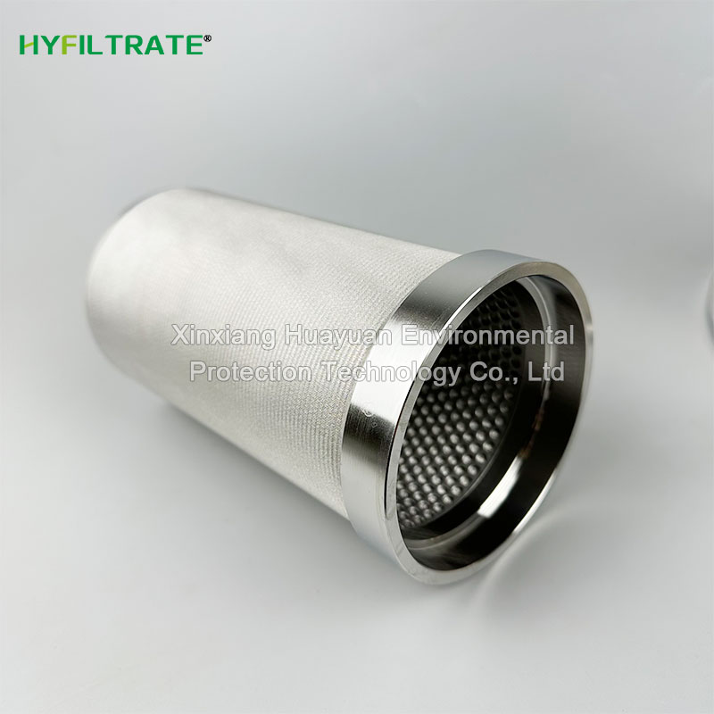 Customized stainless steel mesh sintered pleated filter element