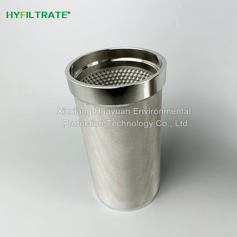 Customized stainless steel mesh sintered pleated filter element