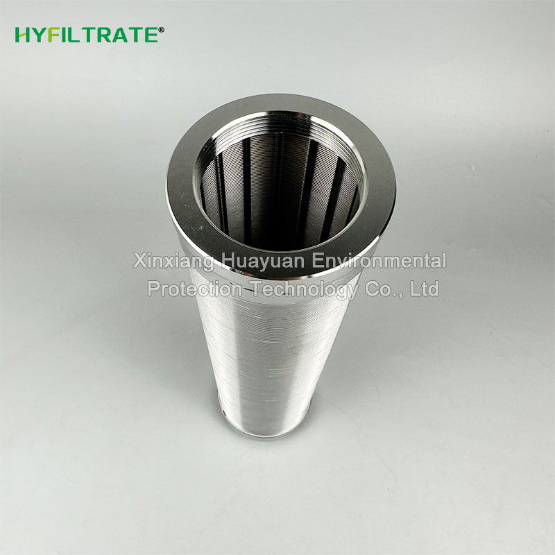 Stainless steel wire wound filter element