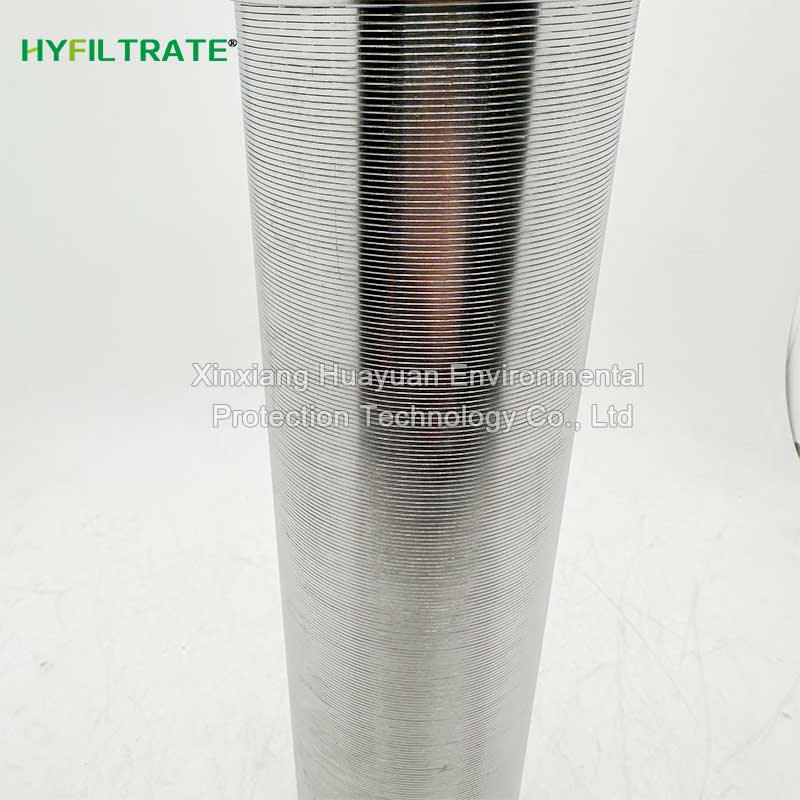 Stainless steel wire wound filter element
