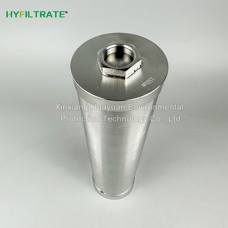 Stainless steel wire wound filter element