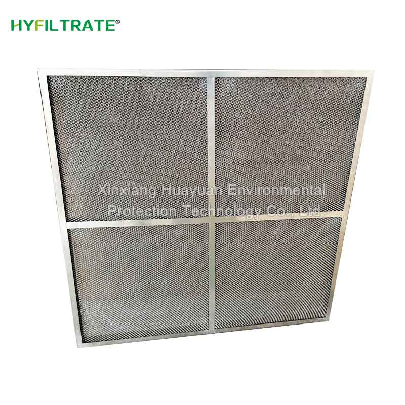 Stainless steel plate and frame filter element