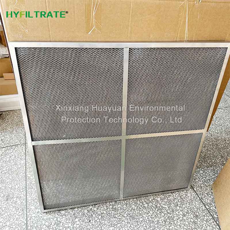 Stainless steel plate and frame filter element