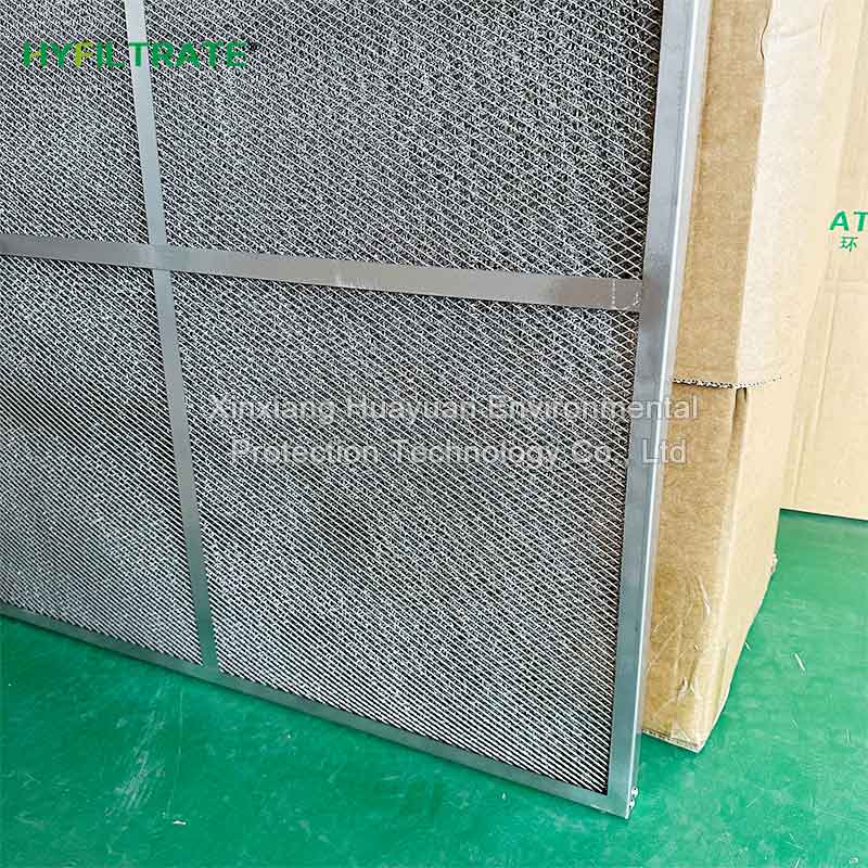 Stainless steel plate and frame filter element